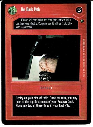 Star wars ccg dagobah - star,