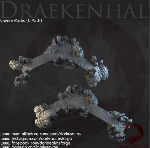 Draekenhal cavern paths - cavern,